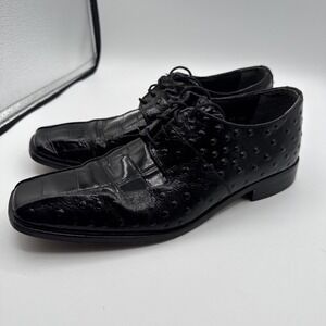 Stacy‎ Adams Leather Uppers & Leather Sole 9 M  Black Oxford Made In India #31